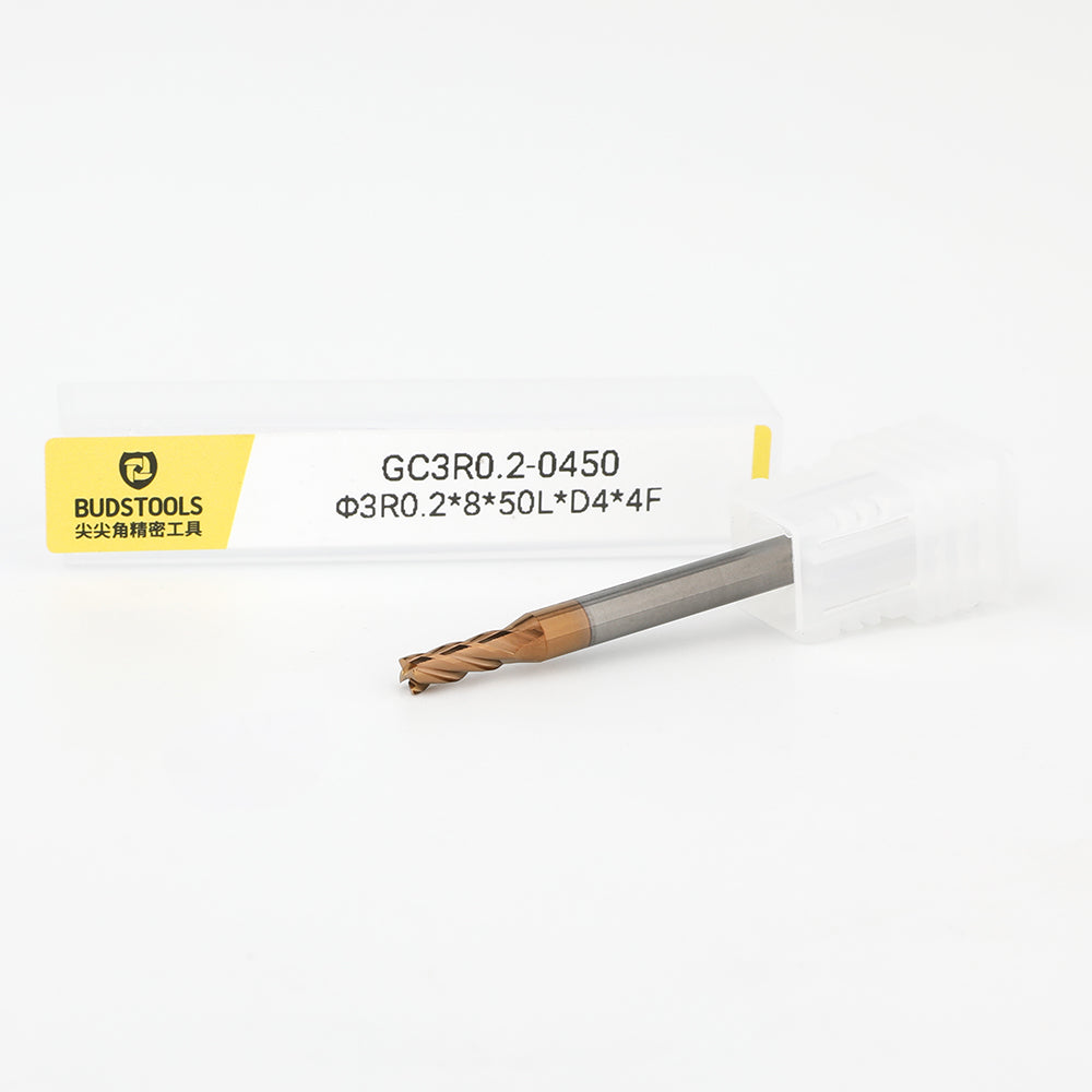 GC3R0.2-0450 • Corner Radius • 4 Flutes • Ø3mm (0.1181")