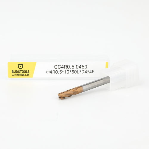 GC4R0.5-0450 • Corner Radius • 4 Flutes • Ø4mm (0.1575")