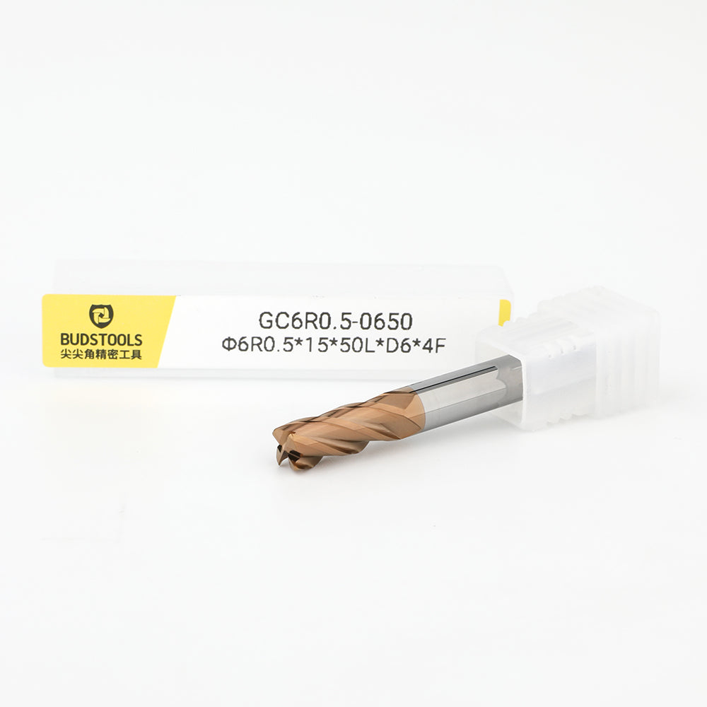 GC6R0.5-0650 • Corner Radius • 4 Flutes • Ø6mm (0.2362")