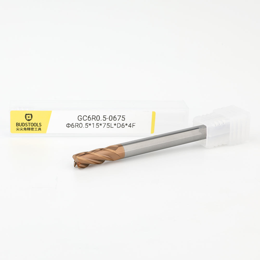 GC6R0.5-0675 • Corner Radius • 4 Flutes • Ø6mm (0.2362")