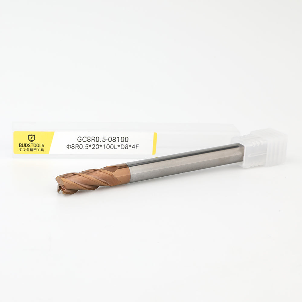 GC8R0.5-08100 • Corner Radius • 4 Flutes • Ø8mm (0.315")