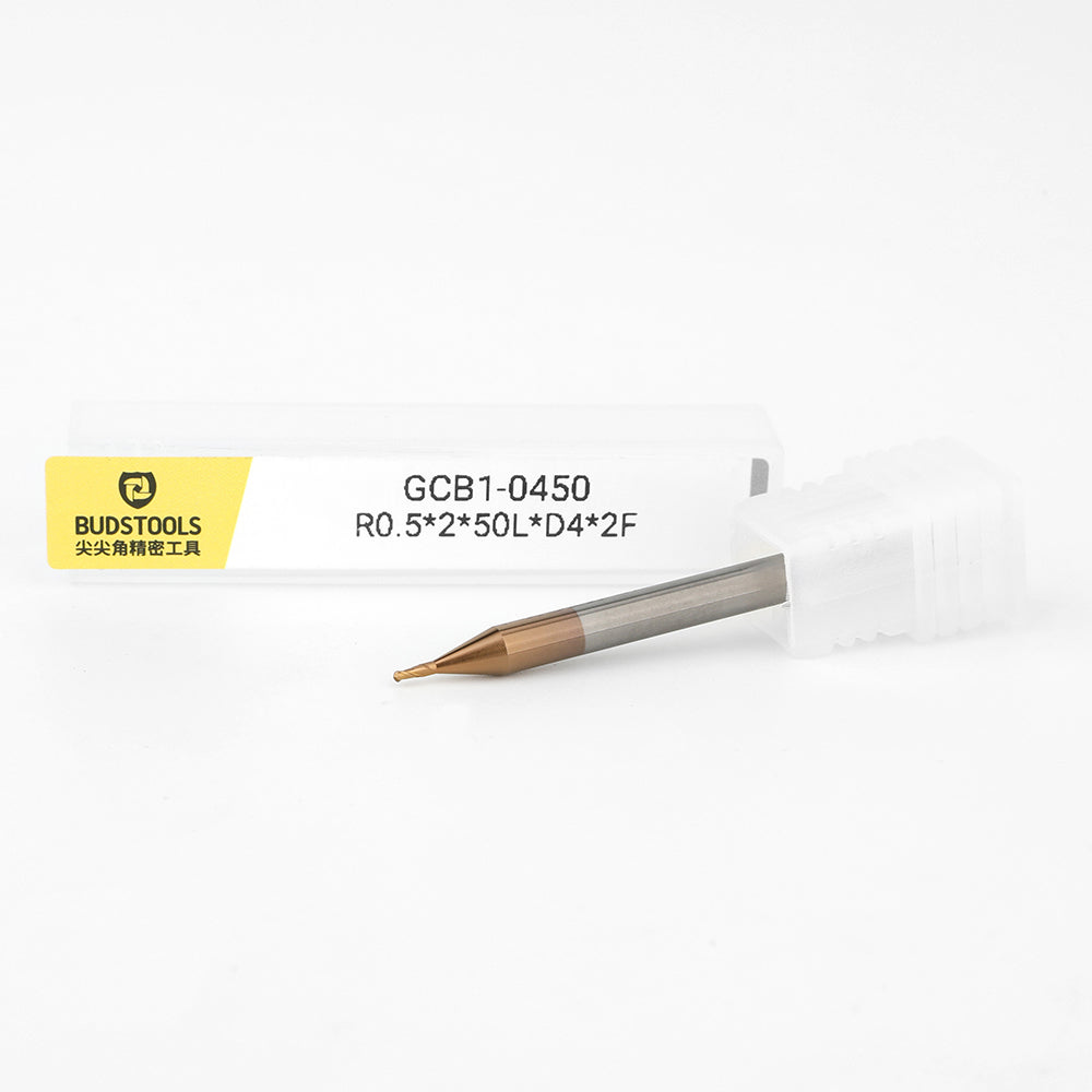 GCB1-0450 • Ball Nose • 2 Flutes • R0.5, Ø1mm (0.0394")