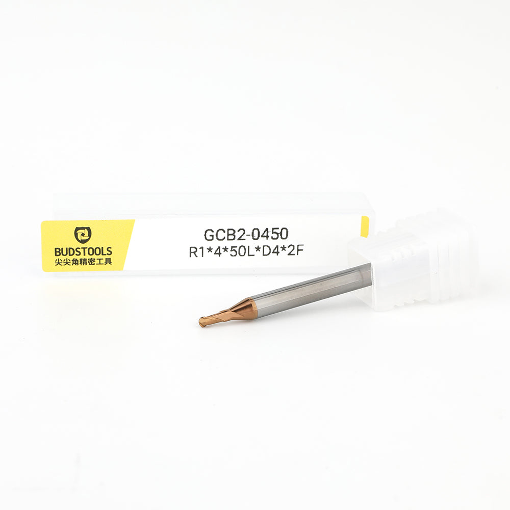 GCB2-0450 • Ball Nose • 2 Flutes • R1, Ø2mm (0.0787")