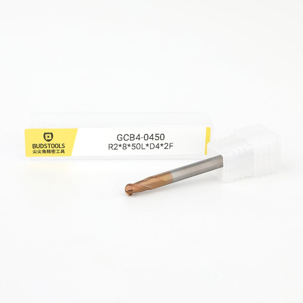 GCB4-0450 • Ball Nose • 2 Flutes • R2, Ø4mm (0.1575")