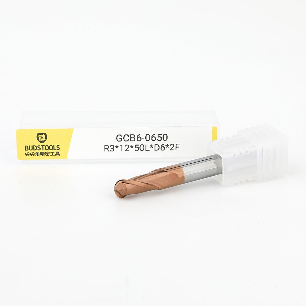 GCB6-0650 • Ball Nose • 2 Flutes • R3, Ø6mm (0.2362")