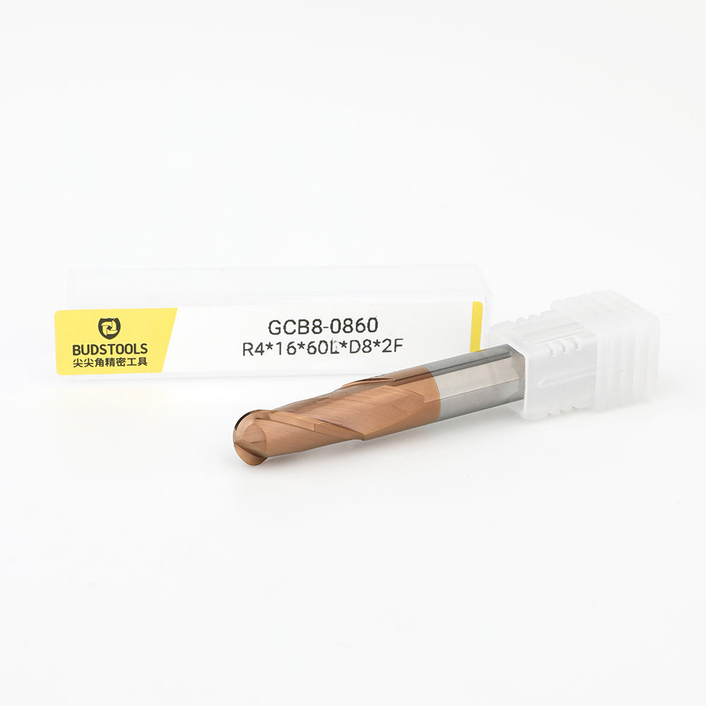 GCB8-0860 • Ball Nose • 2 Flutes • R4, Ø8mm (0.315")