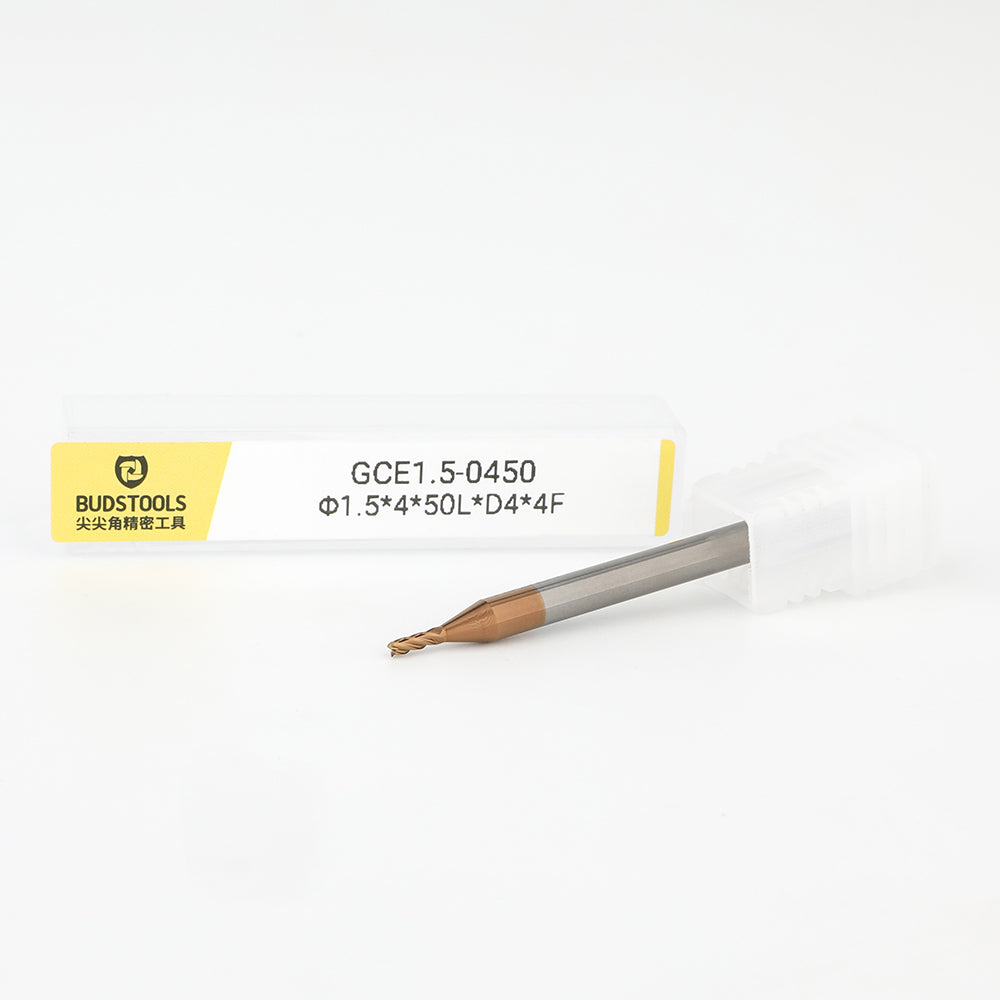 GCE1.5-0450 • Square End • 4 Flutes • Ø1.5mm (0.0591")